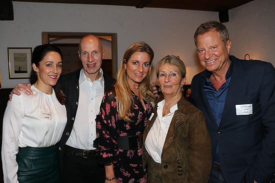 Tania Higgins,  Prof. Stephan Kellnar (Klinikum Dritter Orden), Schauspielerin Thamara Barth, Dorit Schreiber, Prof. Rüdiger Lange (Direktor des dt. Herzzentrums) (©Foto:  Martin Schmitz)